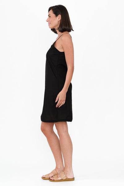 Cotton on black slip dress best sale