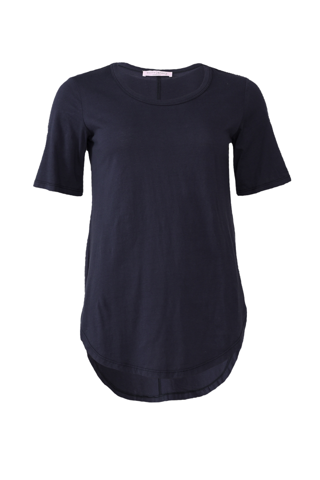 Ariana Navy Cotton Tee image 2