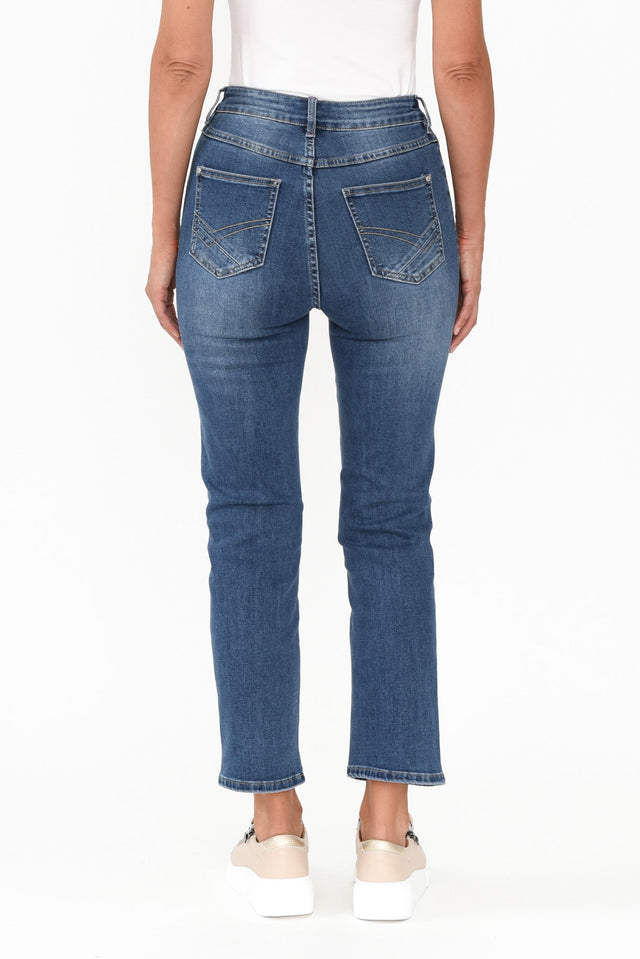 Ada Dark Denim Straight Leg Jeans