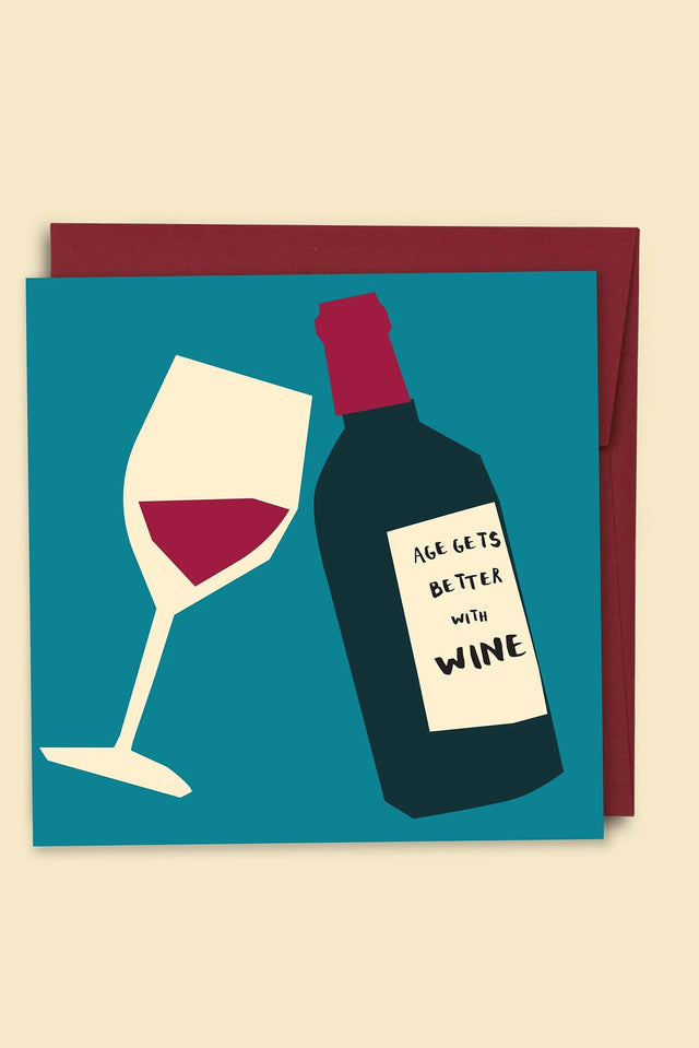 Age Gets Better With Wine Card