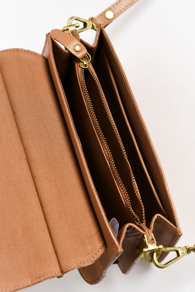 Ainsley Tan Crossbody Bag