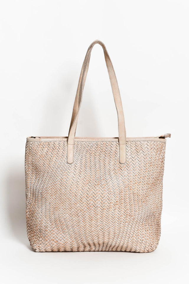 Alfie Sand Woven Tote Bag