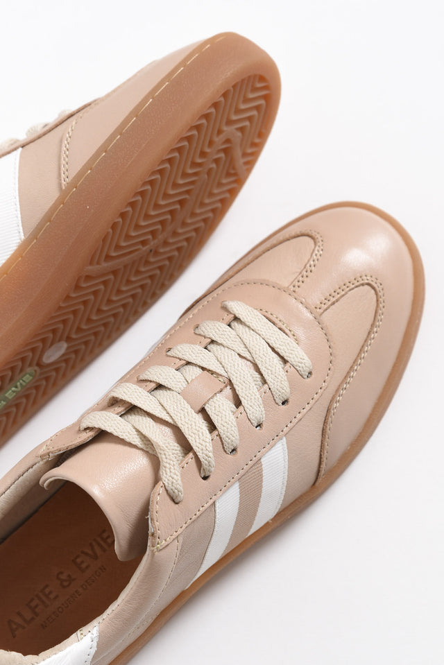 Aloha Beige Stripe Suede Sneaker image 6