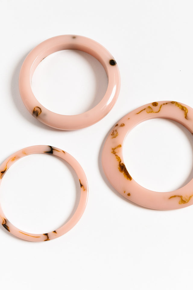 Ami Pink Bangle Set