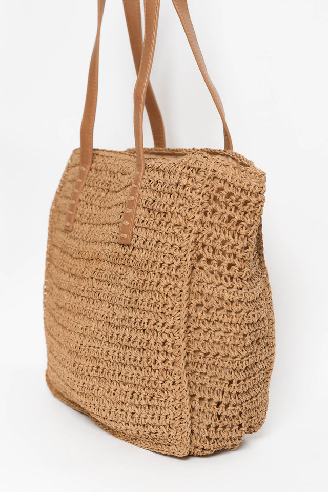 Anoki Tan Woven Tote Bag