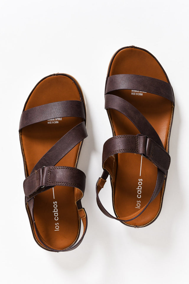 Ashli Mocha Strappy Sandal