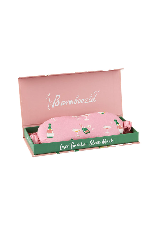 Pink Champagne Bamboo Sleep Mask image 2