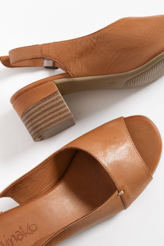 Balmoral Tan Leather Slingback Heel