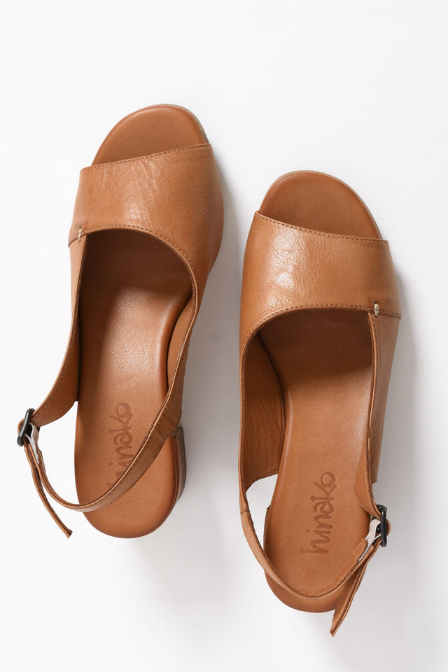 Balmoral Tan Leather Slingback Heel