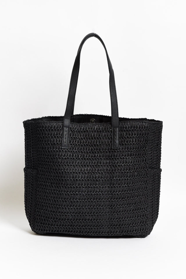 Barbossa Black Straw Tote