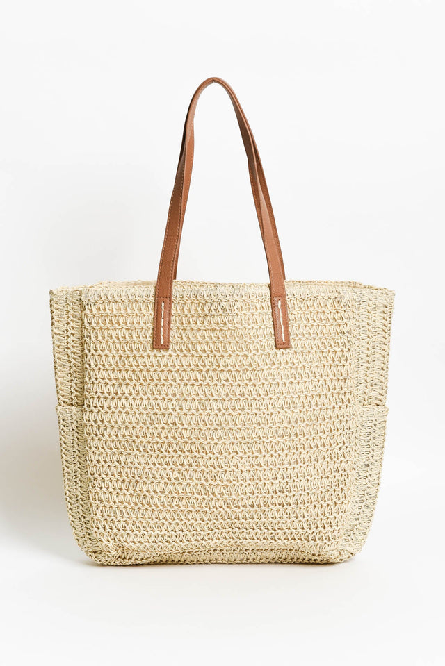 Barbossa Natural Straw Tote image 1