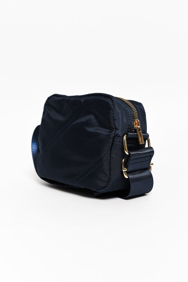 Bea Navy Quilted Crossbody Bag image 3