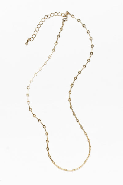 Beatrice Gold Link Necklace