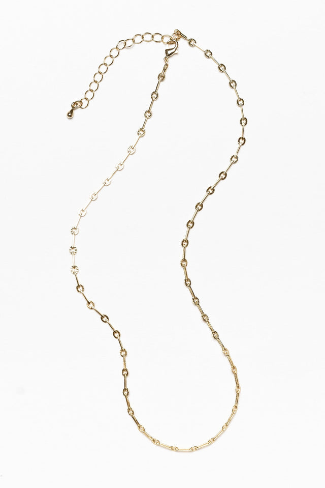Beatrice Gold Link Necklace image 1