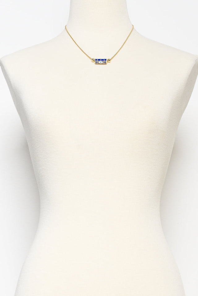 Beatriz Blue Eye Chain Necklace