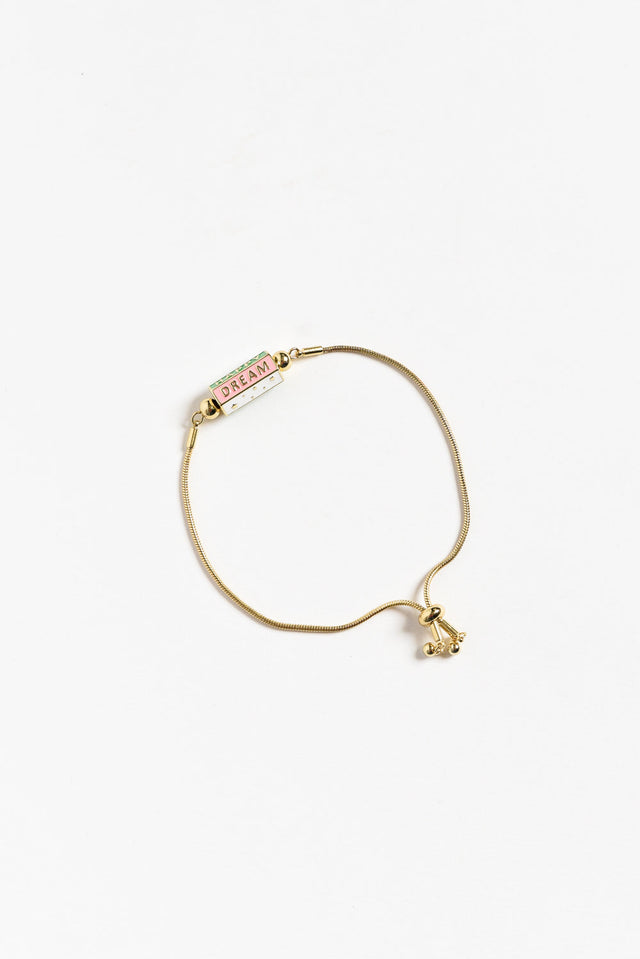 Besame Gold Happy Chain Bracelet image 1