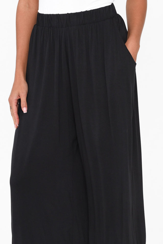 Bianca Black Relaxed Pants image 6