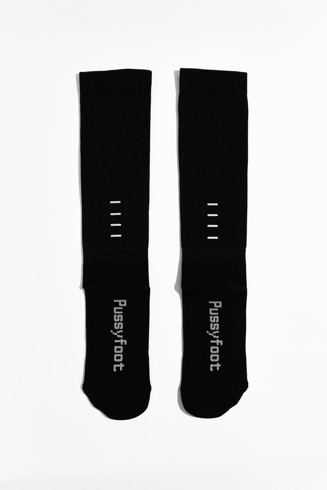 Black Compression Knee Socks image 1