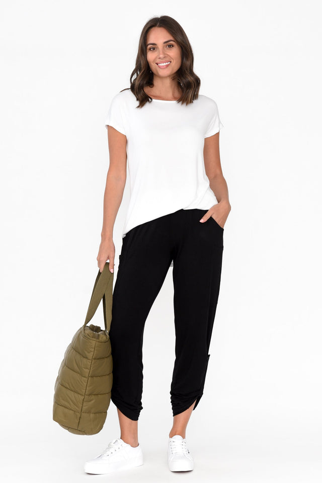 Black Bamboo Pocket Pants banner image