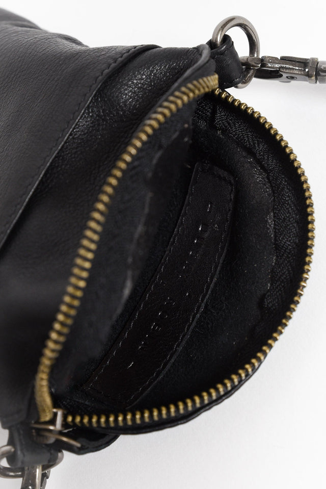 Bobbi Black Leather Crossbody Bag image 2