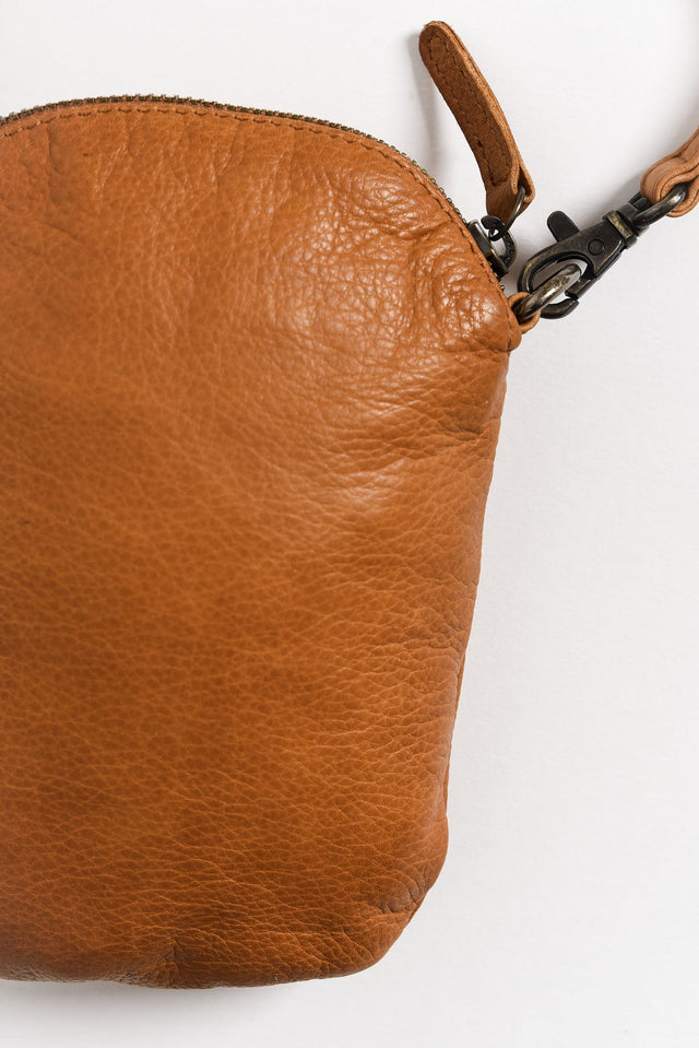 Bobbi Tan Leather Crossbody Bag