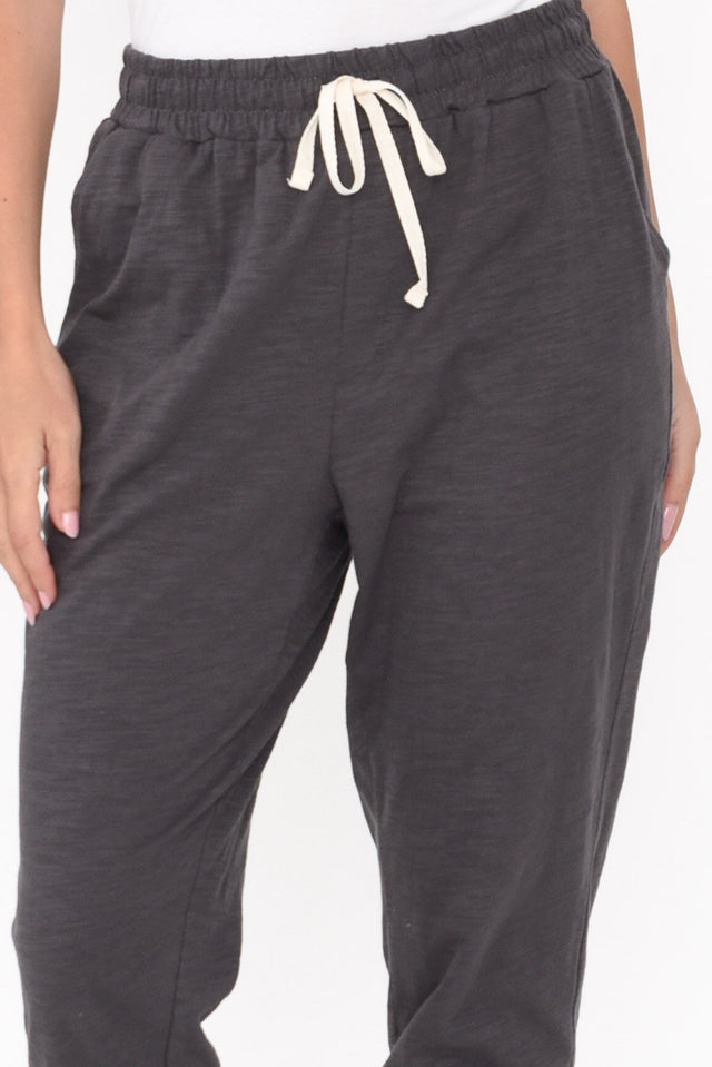 Bondi Grey Cotton Jogger Pants image 6