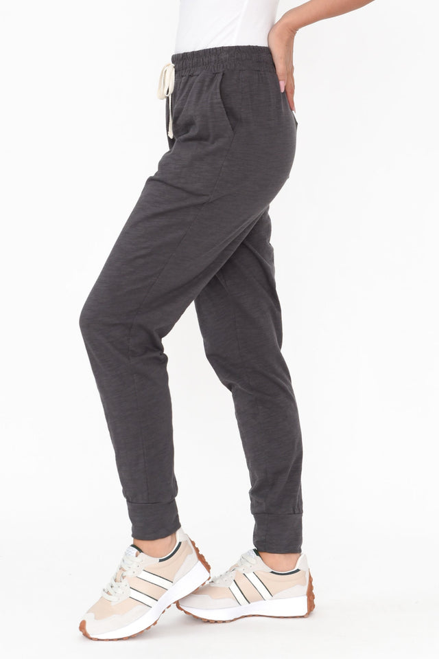 Bondi Grey Cotton Jogger Pants image 4