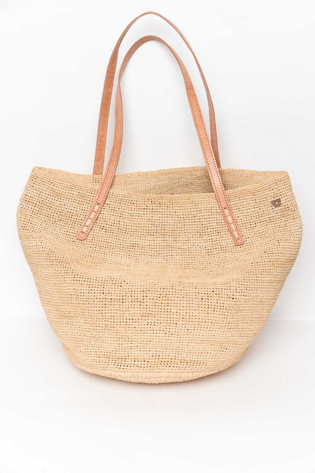 Bory Natural Raffia Shoulder Bag