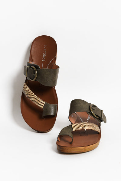 Bria Khaki Sandal