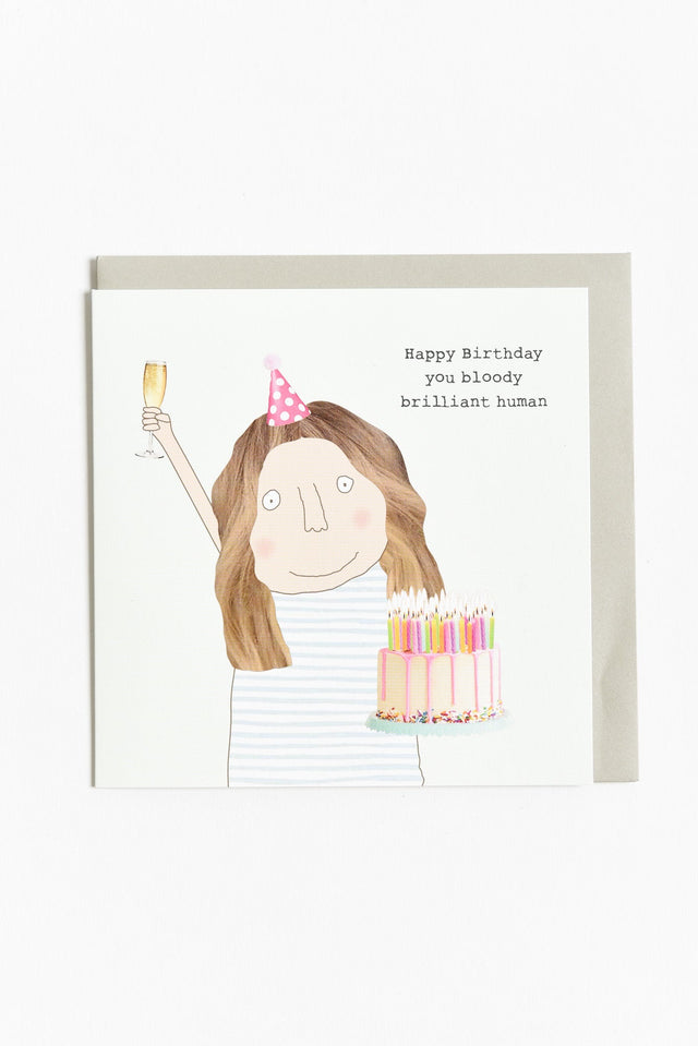 Brilliant Human Birthday Card