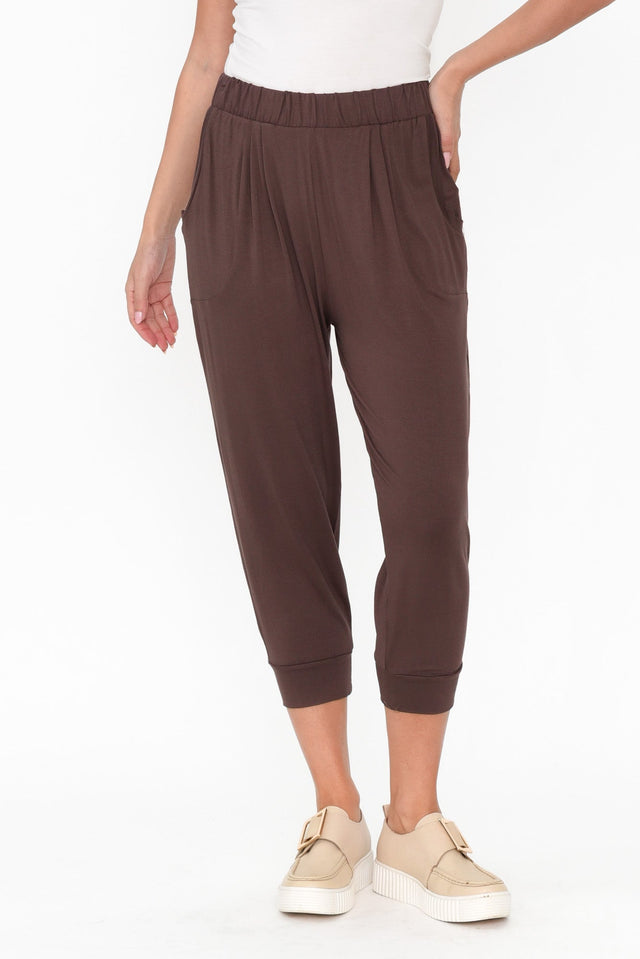 Brown Tokyo Slouch Pants image 1
