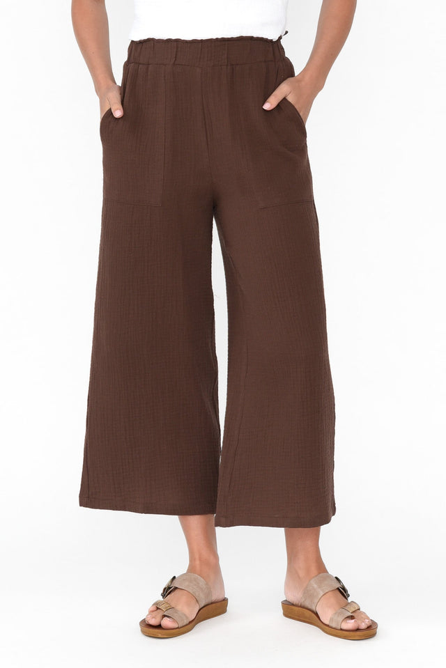 Byron Chocolate Cotton Pocket Pants