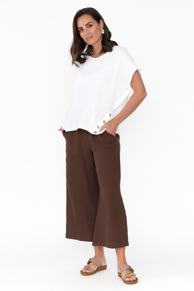 Byron Chocolate Cotton Pocket Pants