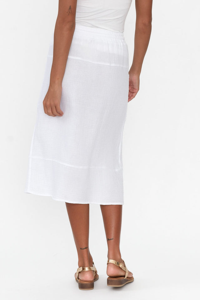 Byron White Cotton Skirt image 4