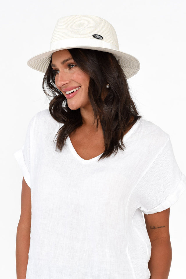 Voyager Ivory Travel Fedora