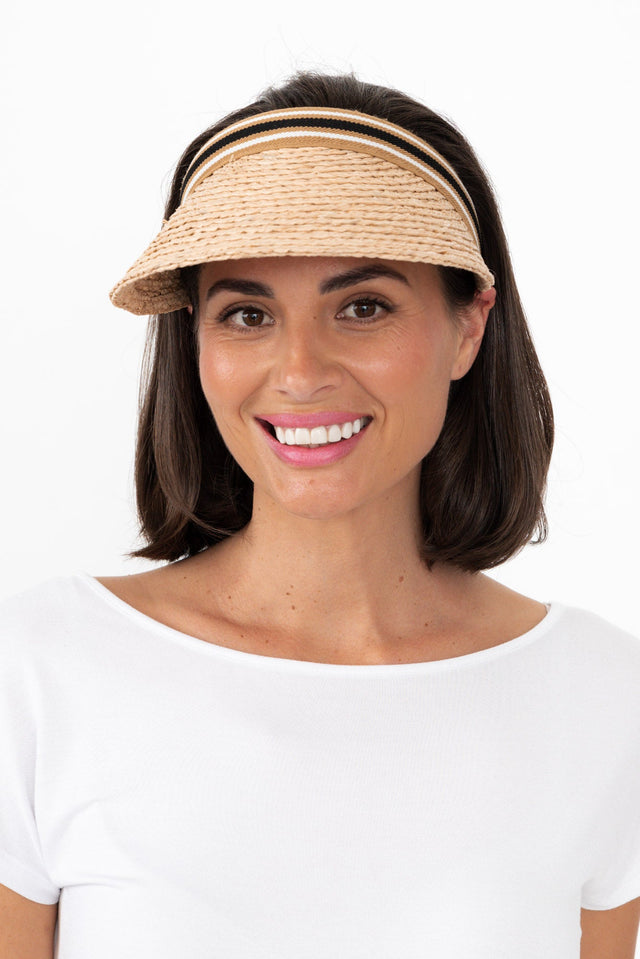 Cabarita Natural Raffia Visor