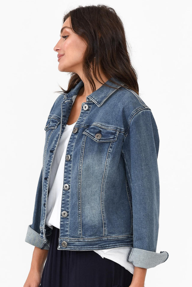 Camille Dark Denim Jacket image 4