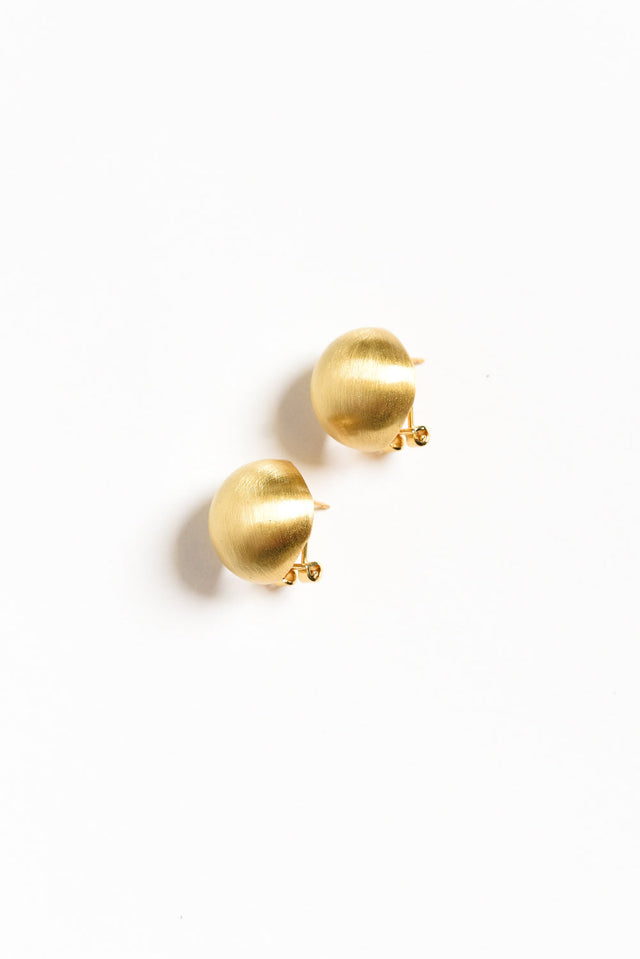 Candice Gold Stud Earrings image 1