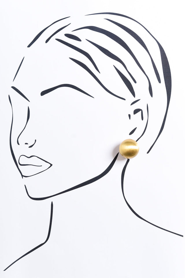 Candice Gold Stud Earrings