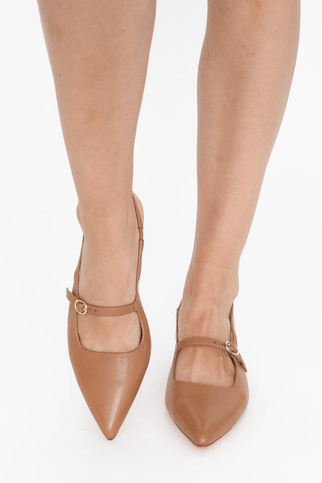 Candor Brandy Leather Slingback Heel image 4