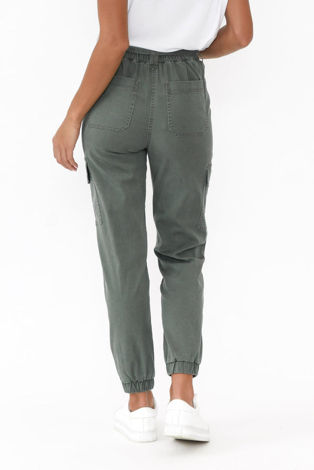 Canterbury Khaki Lyocell Cargo Pants