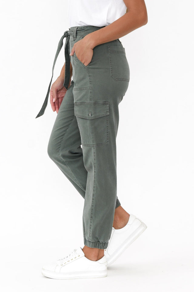 Canterbury Khaki Lyocell Cargo Pants