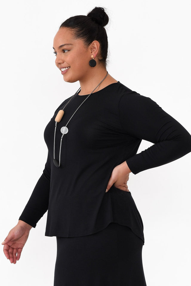 Carla Black Micro Modal Top