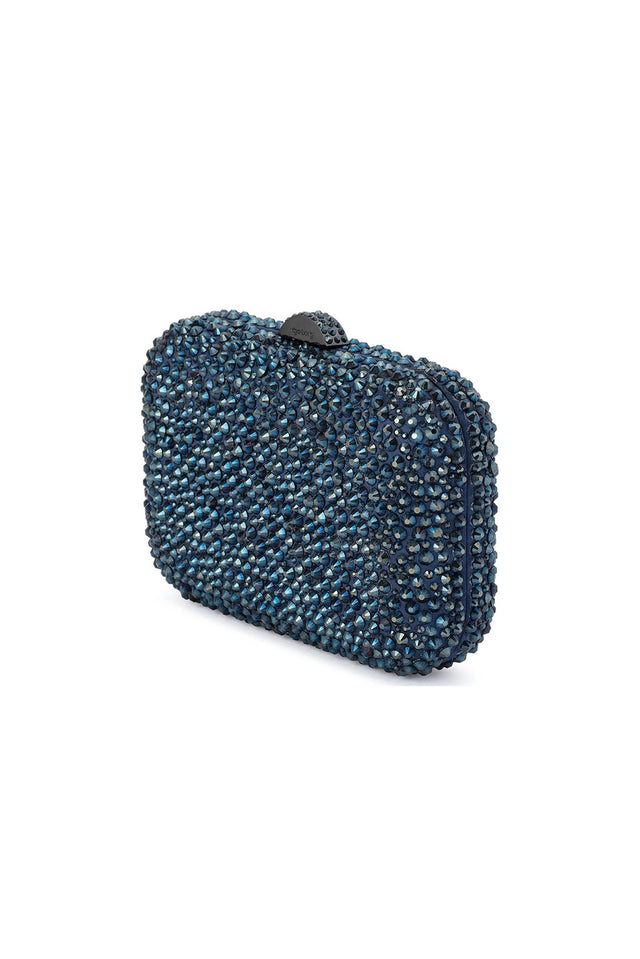 Casey Navy Crystal Clutch image 4