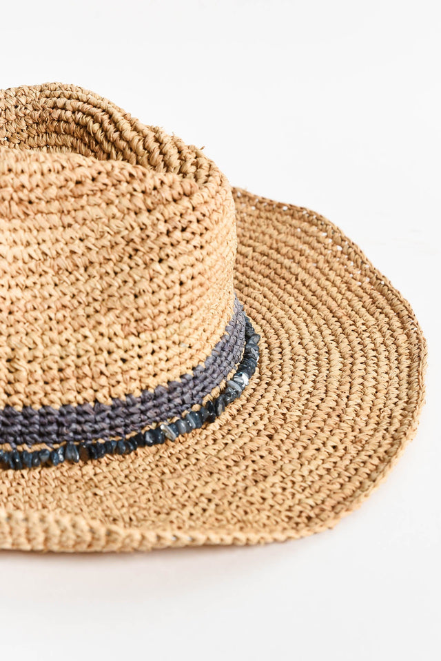 Cassie Cobalt Raffia Cowboy Hat