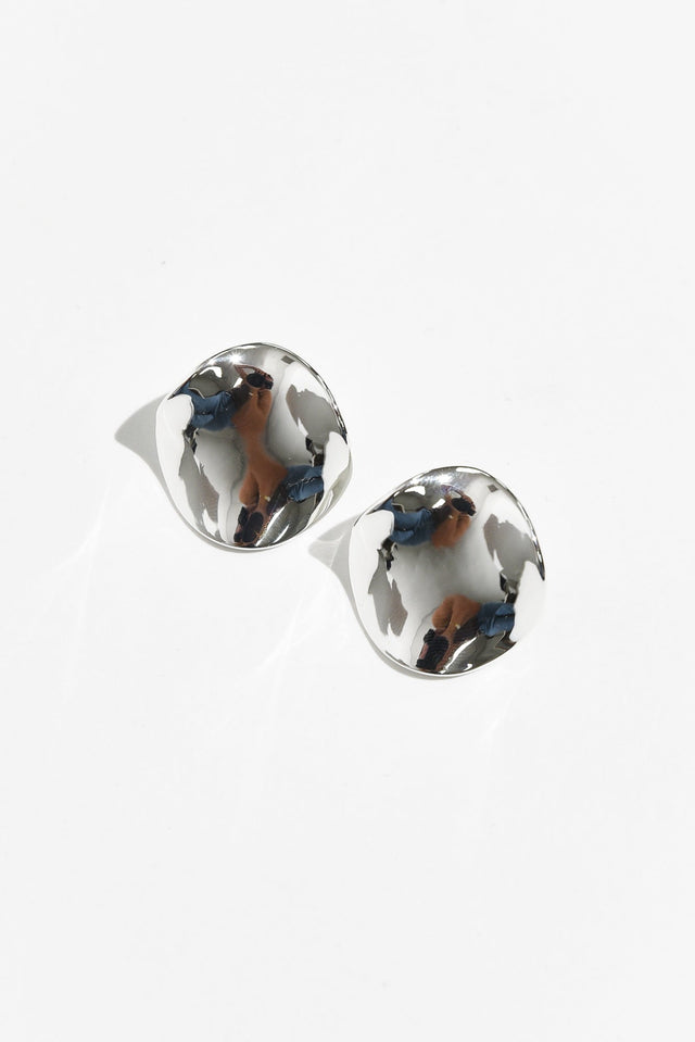 Chloe Silver Stud Earrings image 1