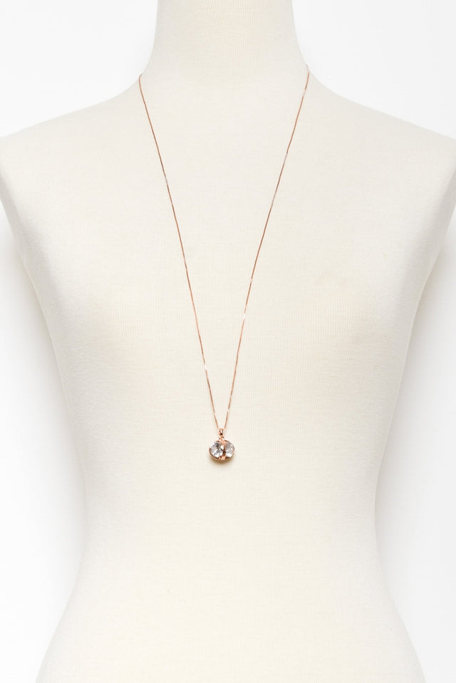 Coco Rose Gold Diamante Necklace