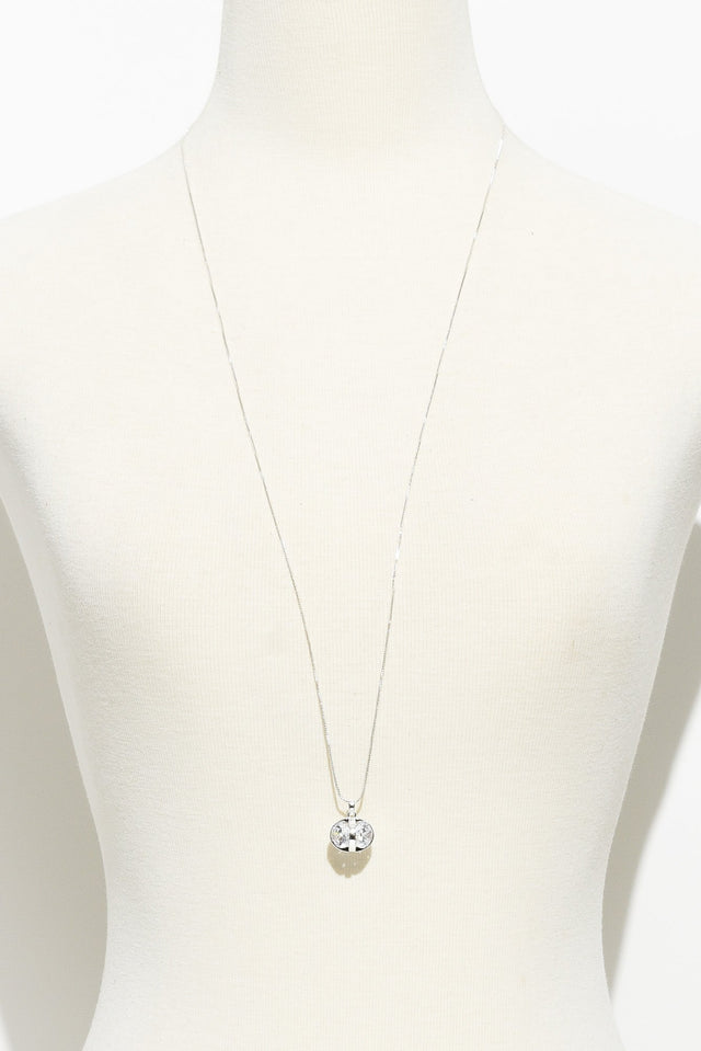 Coco Silver Diamante Necklace