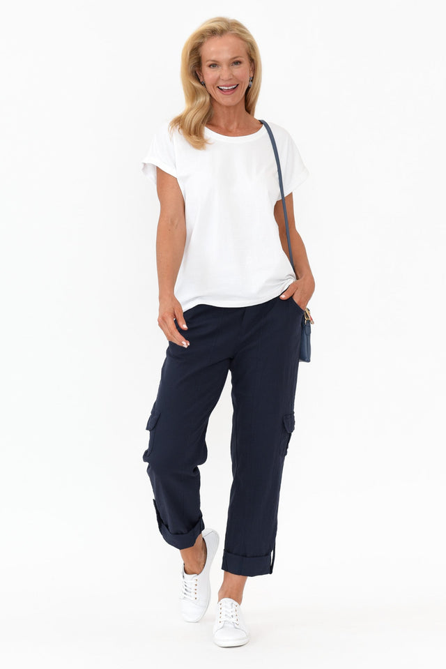 Colette Navy Cargo Pants banner image