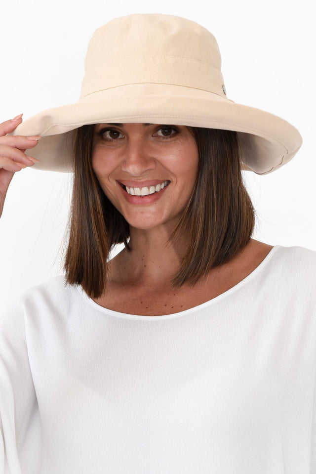 Coogee Natural Cotton Upturn Hat image 1